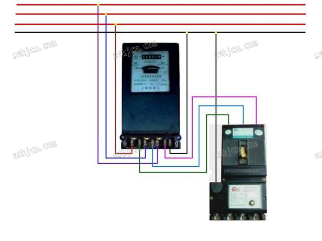 配电箱电表接法