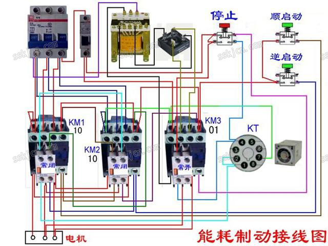 电机水泵接线