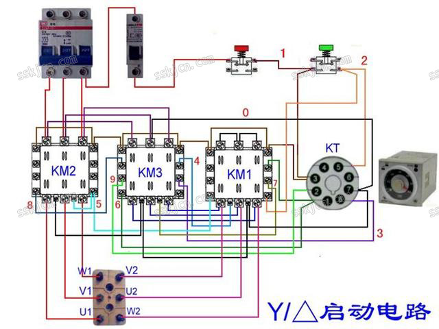 电机水泵接线